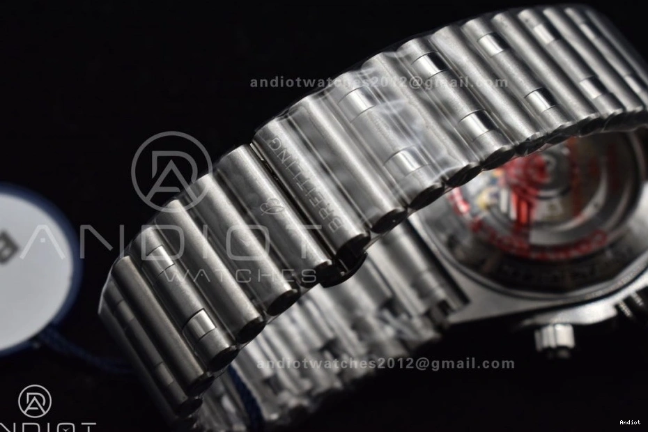 B01 Chronomat Best Bracelet Edition on Dial A7750 SS 1:1 Black 44mm SS BLSF 0423